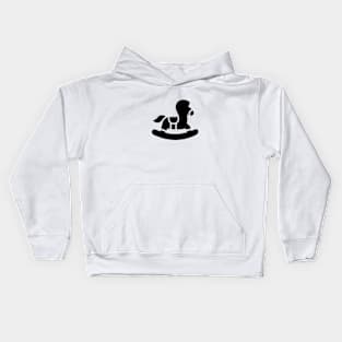 Rocking horse kids print Kids Hoodie